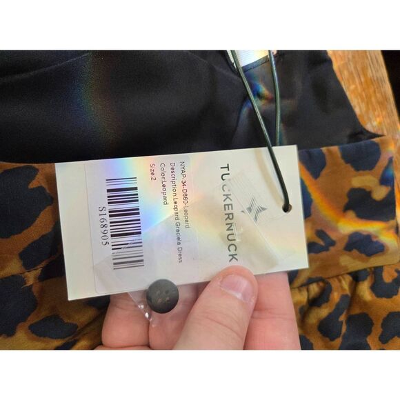 NWT Tuckernuck Leopard Graciela Dress Size 2 - Picture 4 of 5